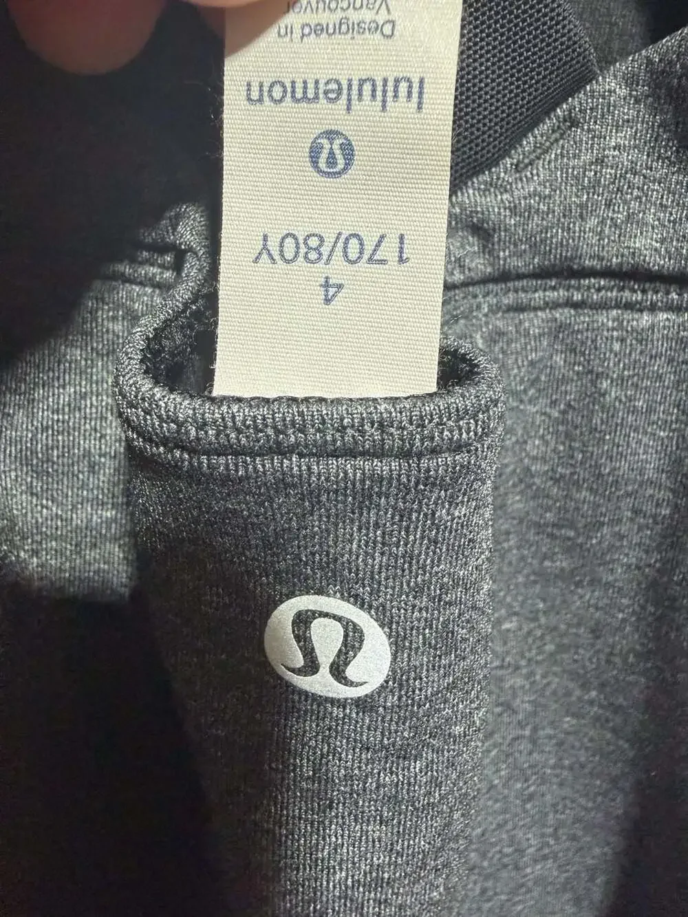Lululemon Athletica Women's Heathered Grey Built-In Bra Tank Top Size 4